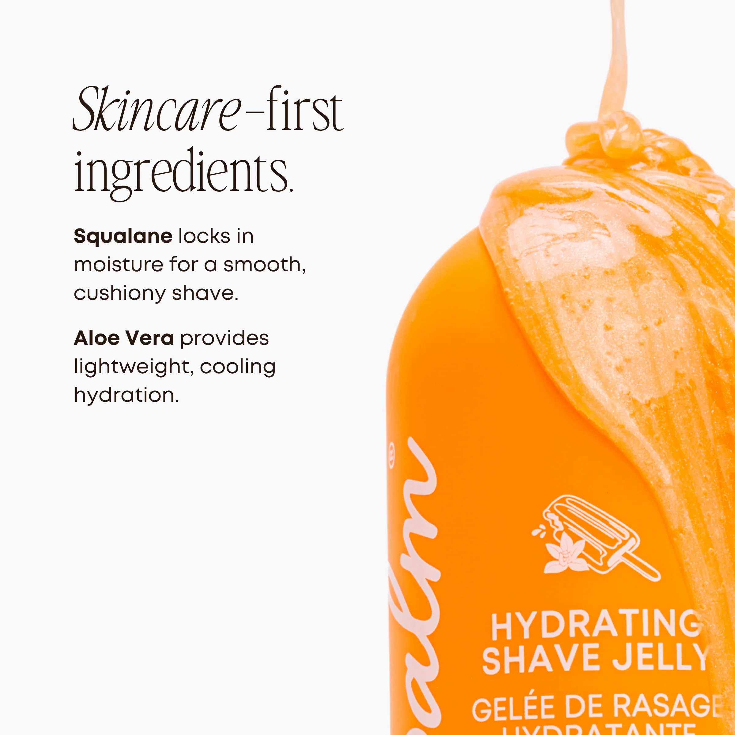 Vanilla Tangerine Hydrating Shave Jelly - Image 4